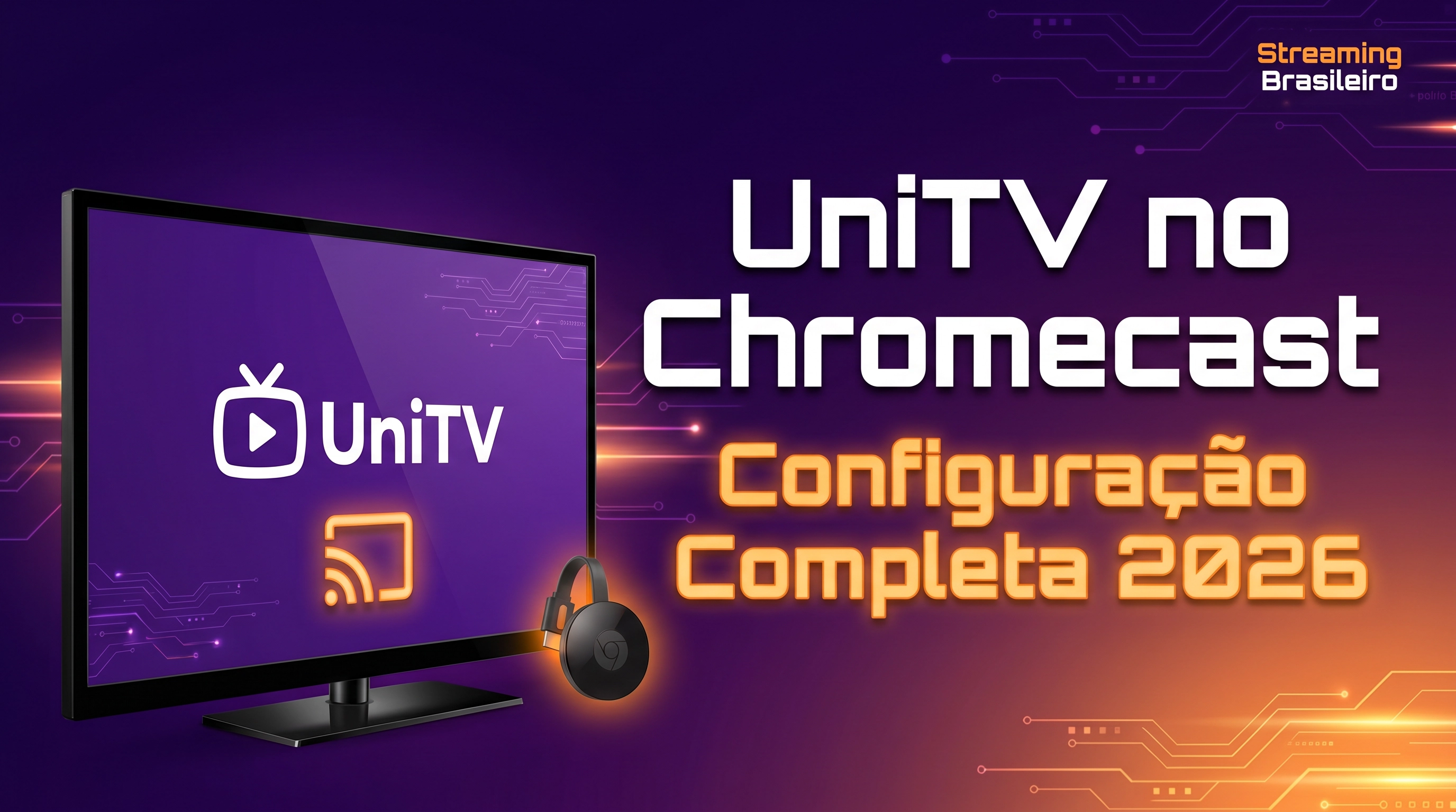 UniTV no Chromecast configuração completa 2026