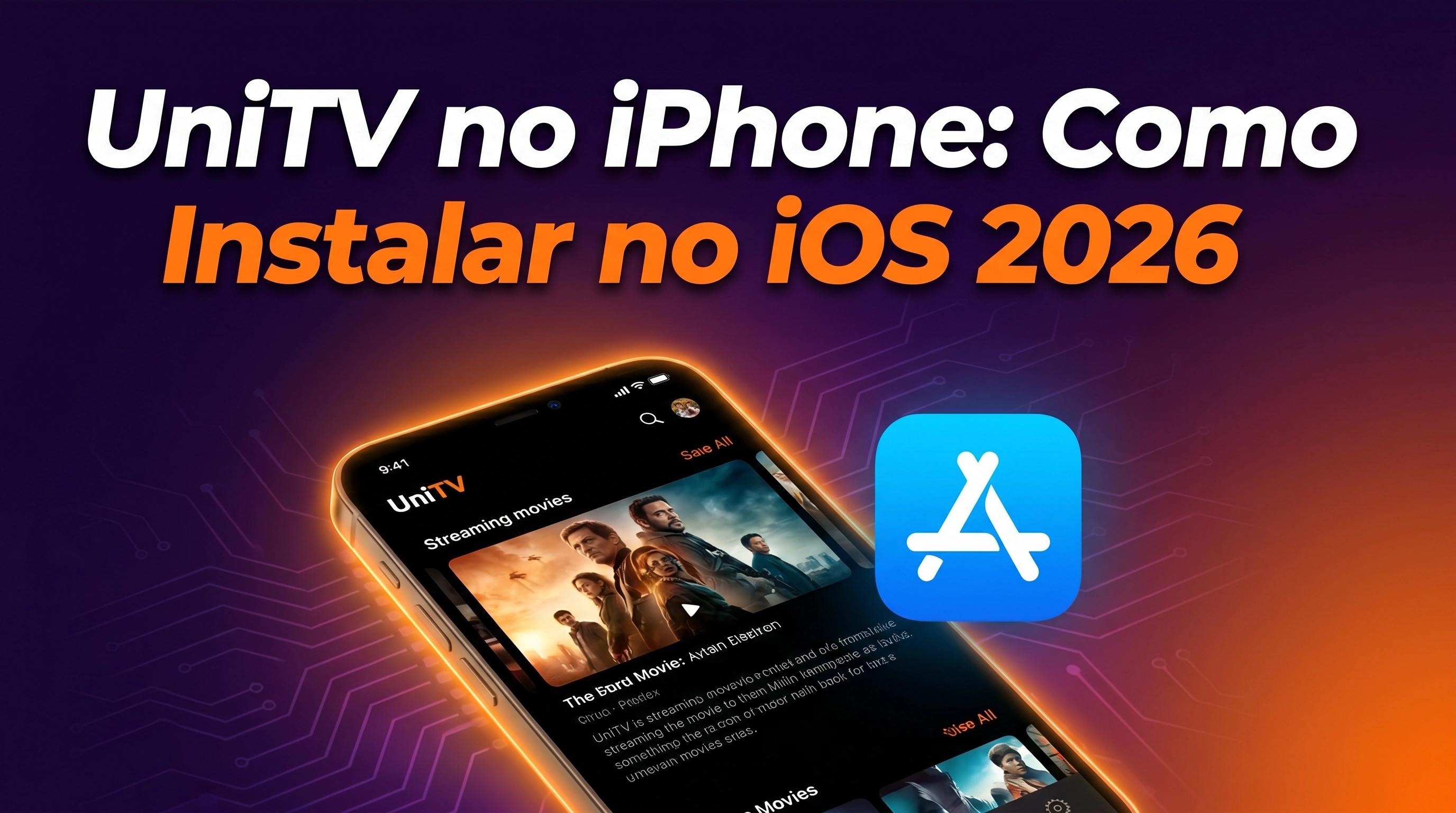 UniTV no iPhone como instalar iOS 2026